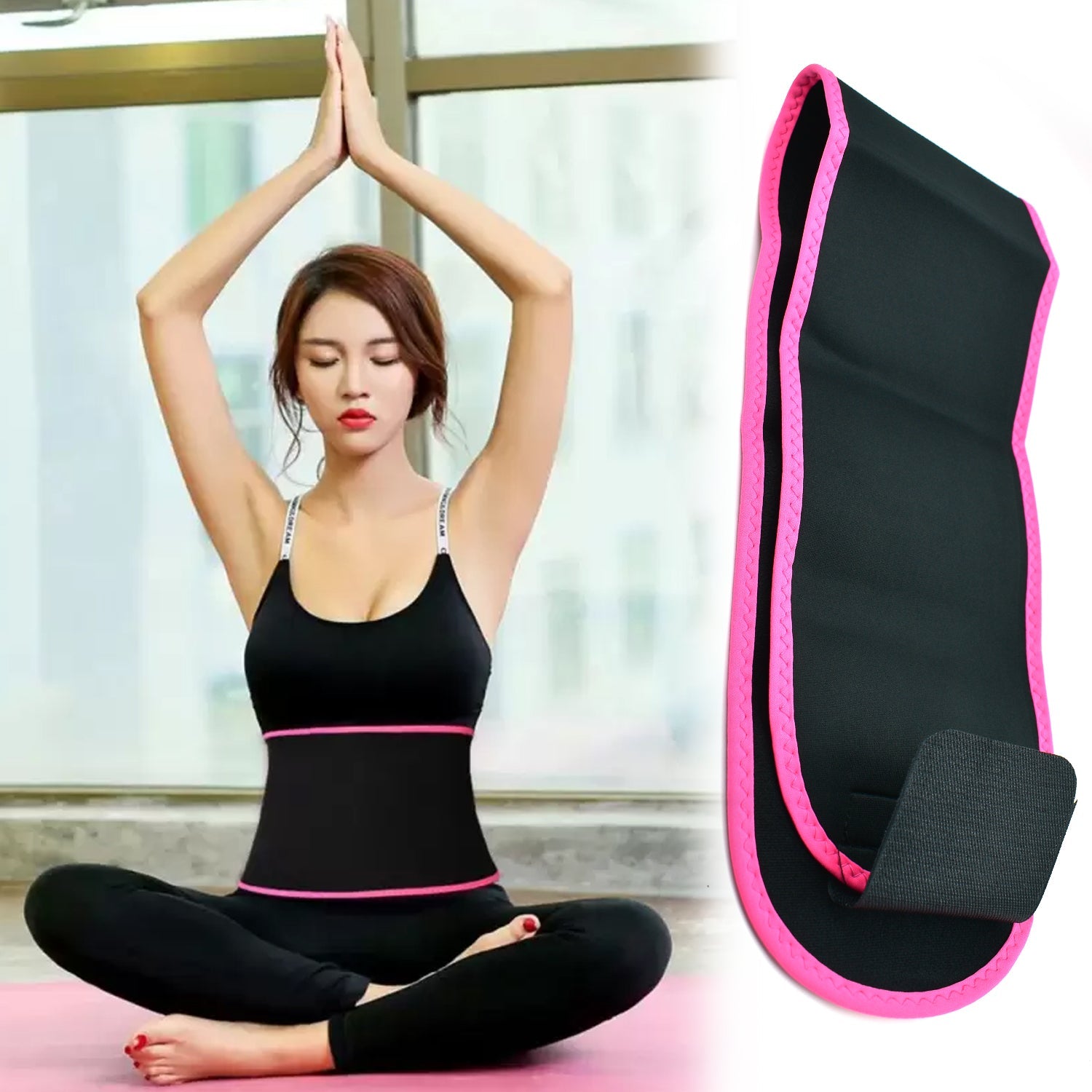 6730 Waist Support Belt Neoprene Ab Belt Trainer, Stomach Wrap Tummy Belt / Belly Tummy Yoga Wrap Back Exercise Body Wrap 6730 Waist Support Belt Neoprene Ab Belt Trainer, Stomach Wrap Tummy Belt / Belly Tummy Yoga Wrap Back Exercise Body Wrap